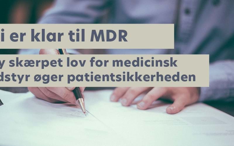 Vendlet er klar til MDR